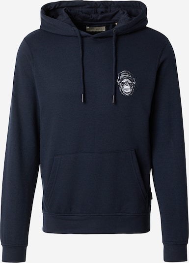 BLEND Collegepaita 'BHKOA' värissä laivastonsininen / musta / valkoinen, Tuotenäkymä