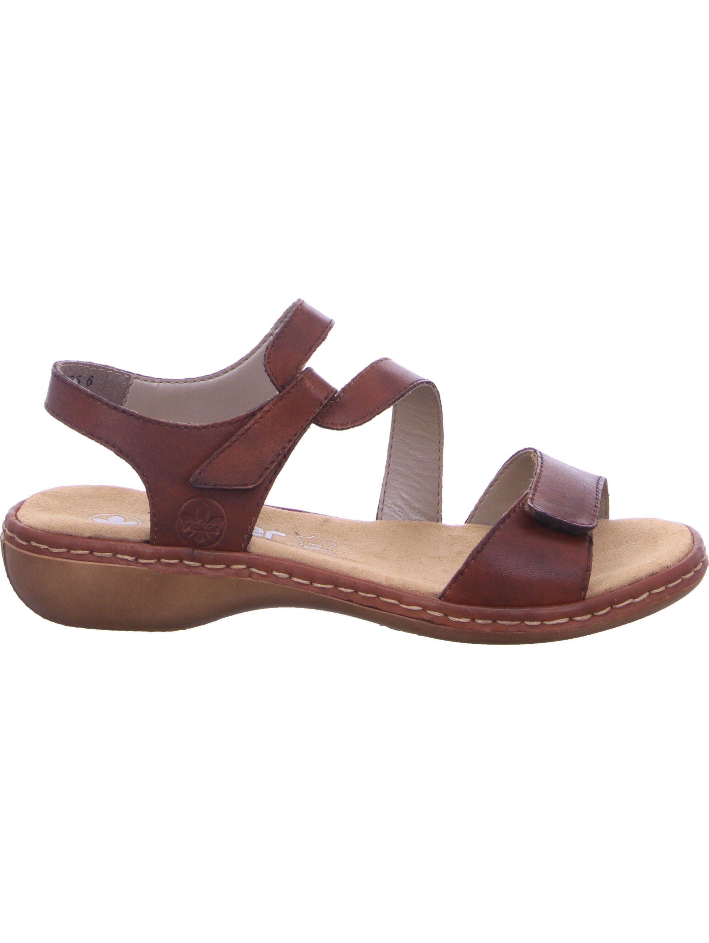 Sandales à lanières Rieker en marron