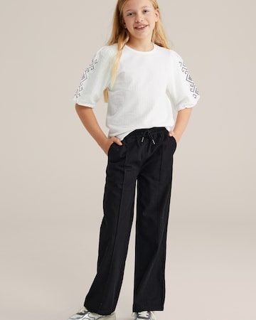 WE Fashion Μπλούζα σε λευκό