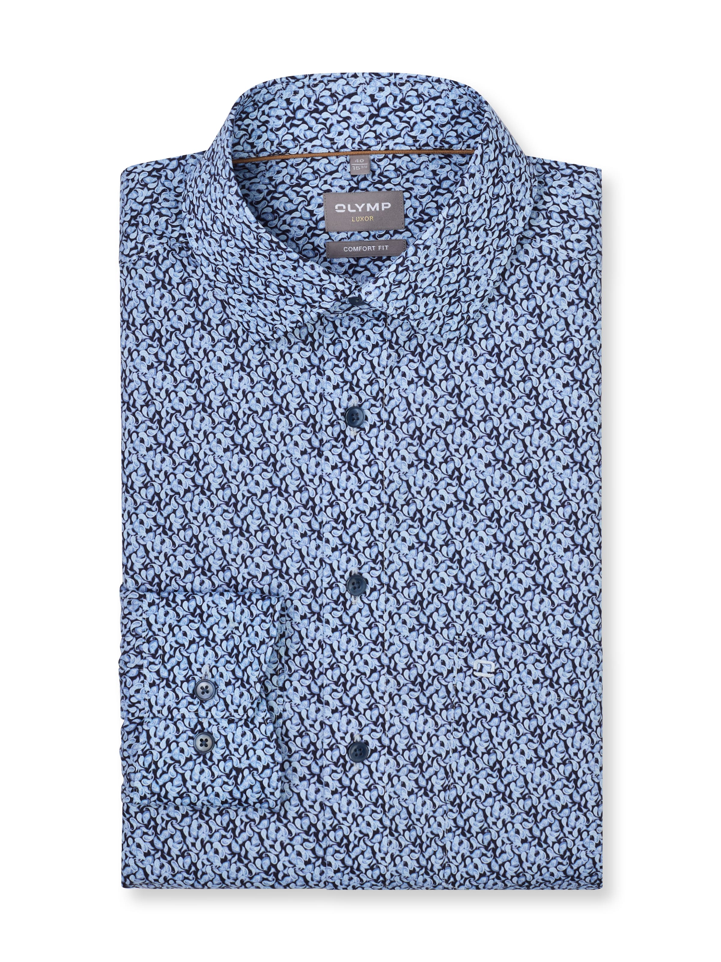 OLYMP Comfort Fit Hemd in Blau