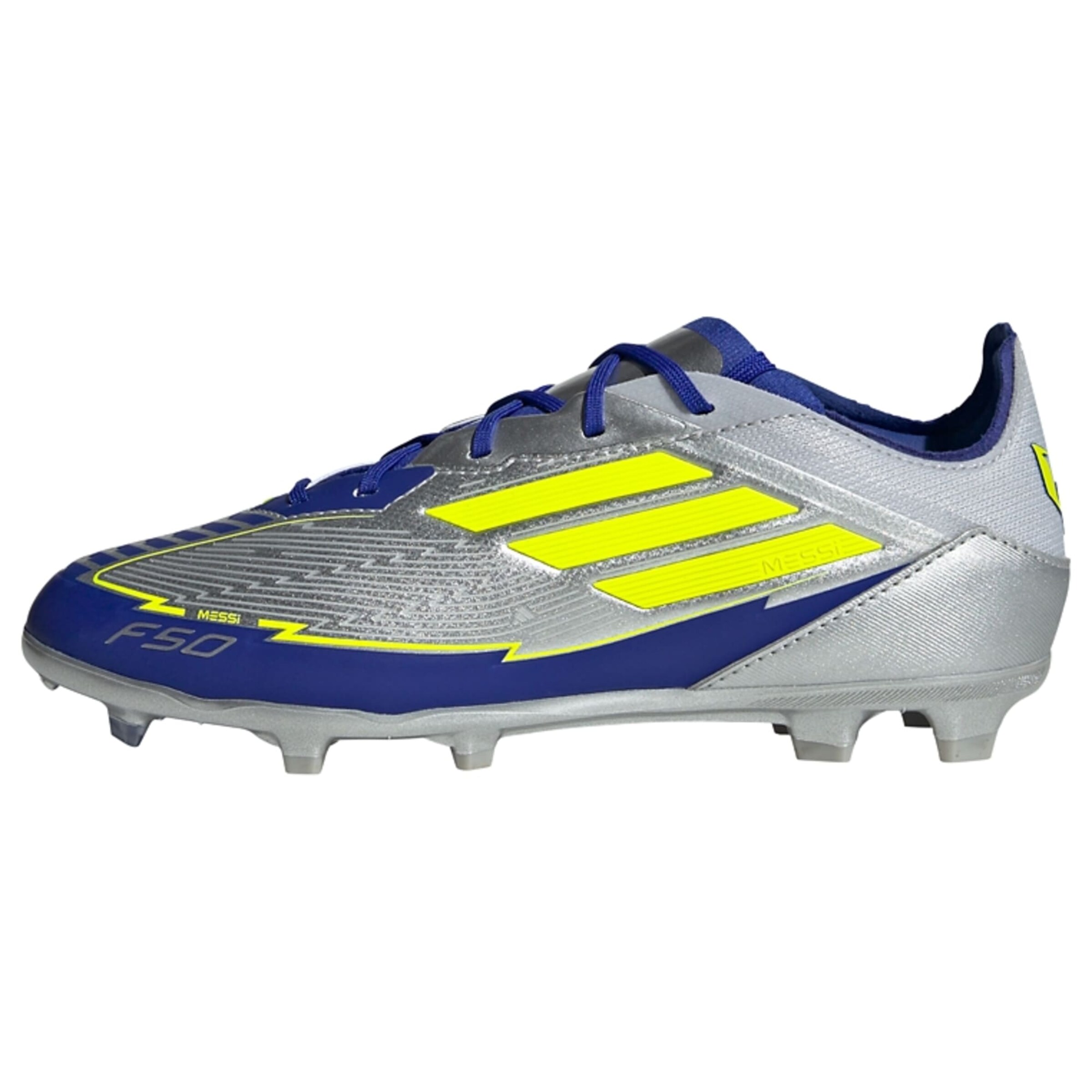 ADIDAS PERFORMANCE - Calzado deportivo 'F50 Elite Messi' en plata: frente