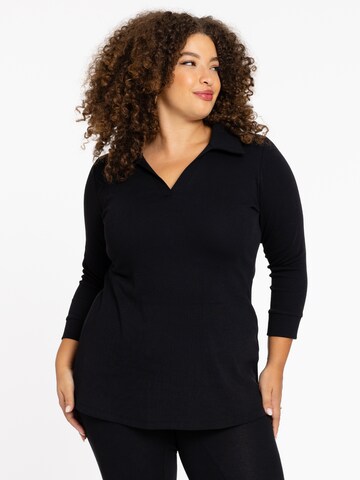 YOEK Shirt in Zwart: voorkant