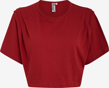 DESIRES Shirt 'Jewel' in Rood: voorkant