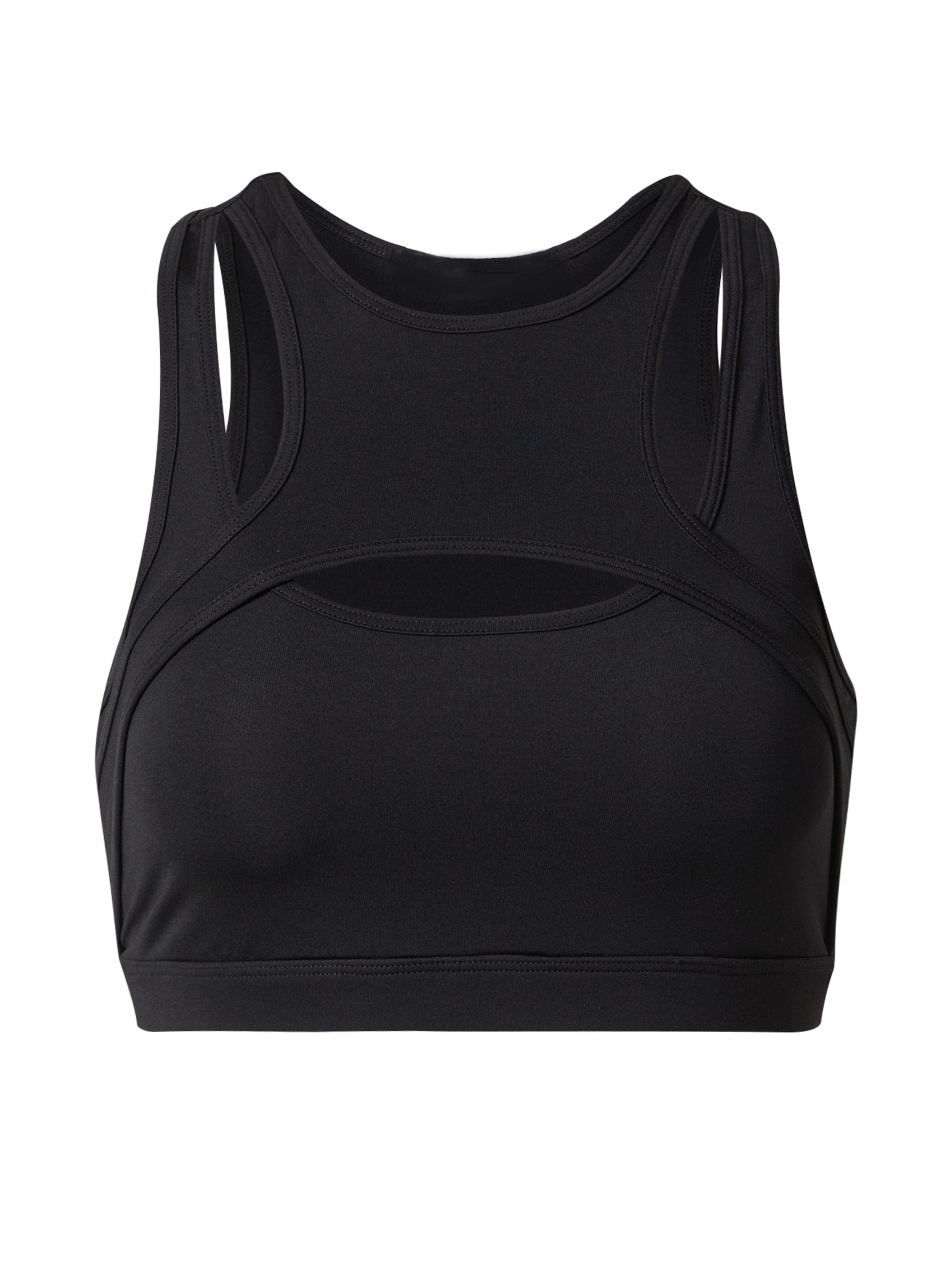 Top 'ENA' di ABOUT YOU x Alina Eremia in nero: frontale