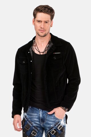 CIPO & BAXX Between-season jacket in Black: front