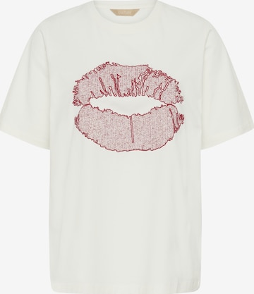 T-shirt 'CUemba' CULTURE en blanc : devant
