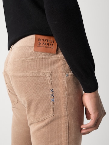 SCOTCH & SODA Slimfit Παντελόνι σε μπεζ