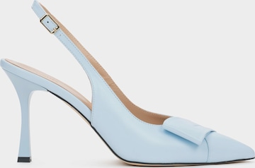 Estro - Zapatos destalonado '308-5017' en azul: frente