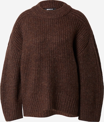 Gina Tricot Sweater 'Sana' in Brown: front