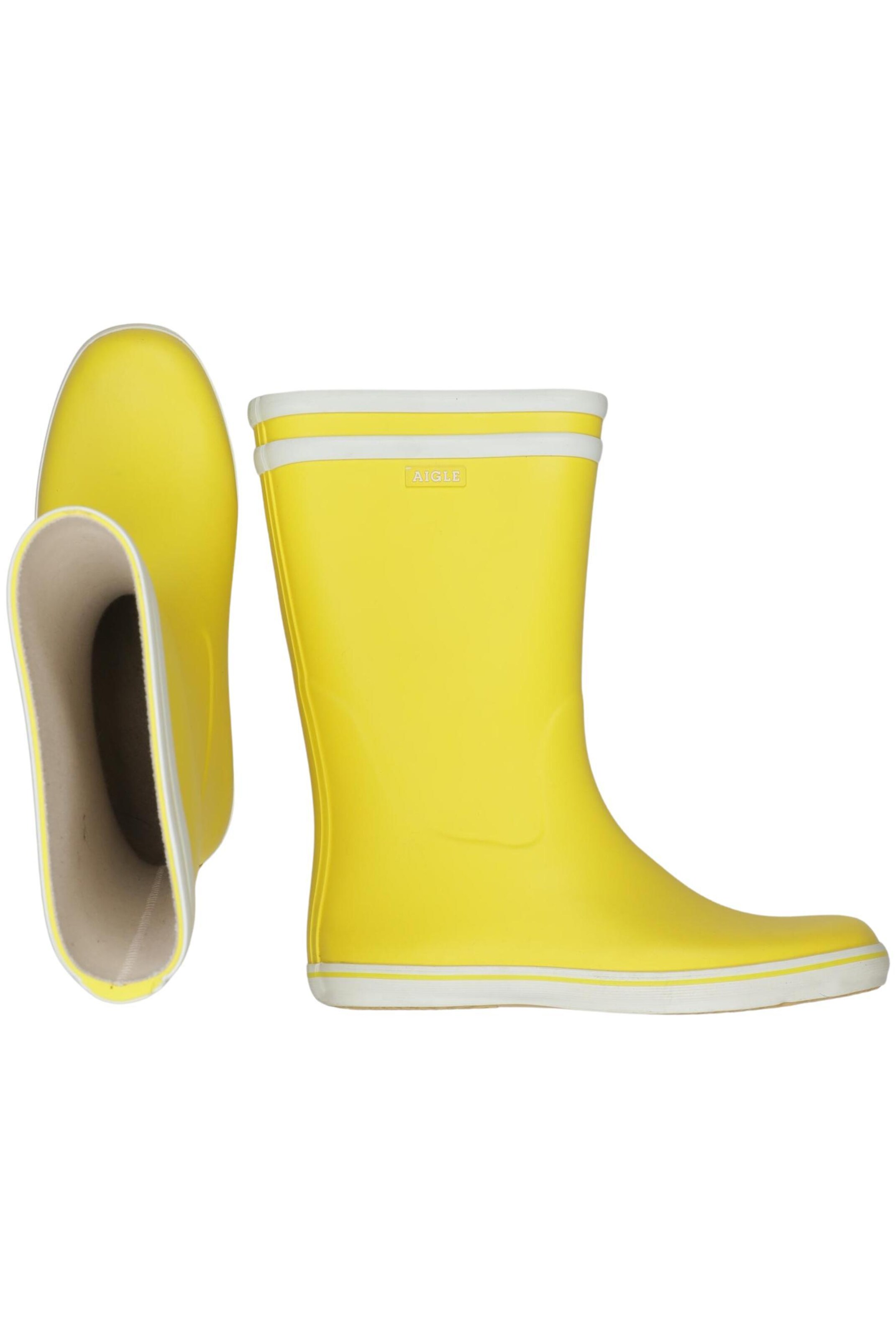 AIGLE Dress Boots in 40 in Yellow: front