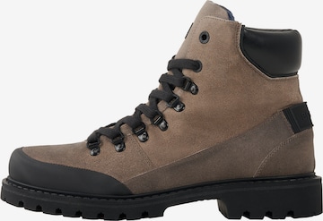 BOGNER Lace-up boot 'Helsinki' in Beige: front