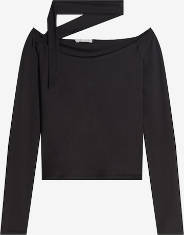 Bershka Shirt in Black: front