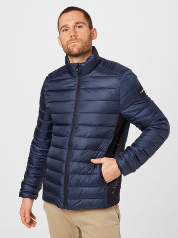 Veste mi-saison Calvin Klein en bleu : devant