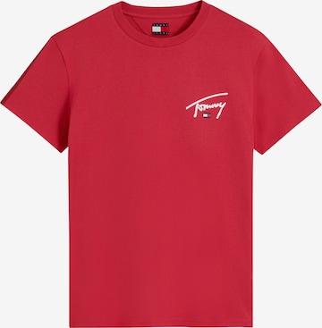 Tommy Jeans T-Shirt in Rot: Vorderseite