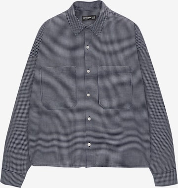 Pull&Bear Comfort Fit Paita värissä sininen: etupuoli