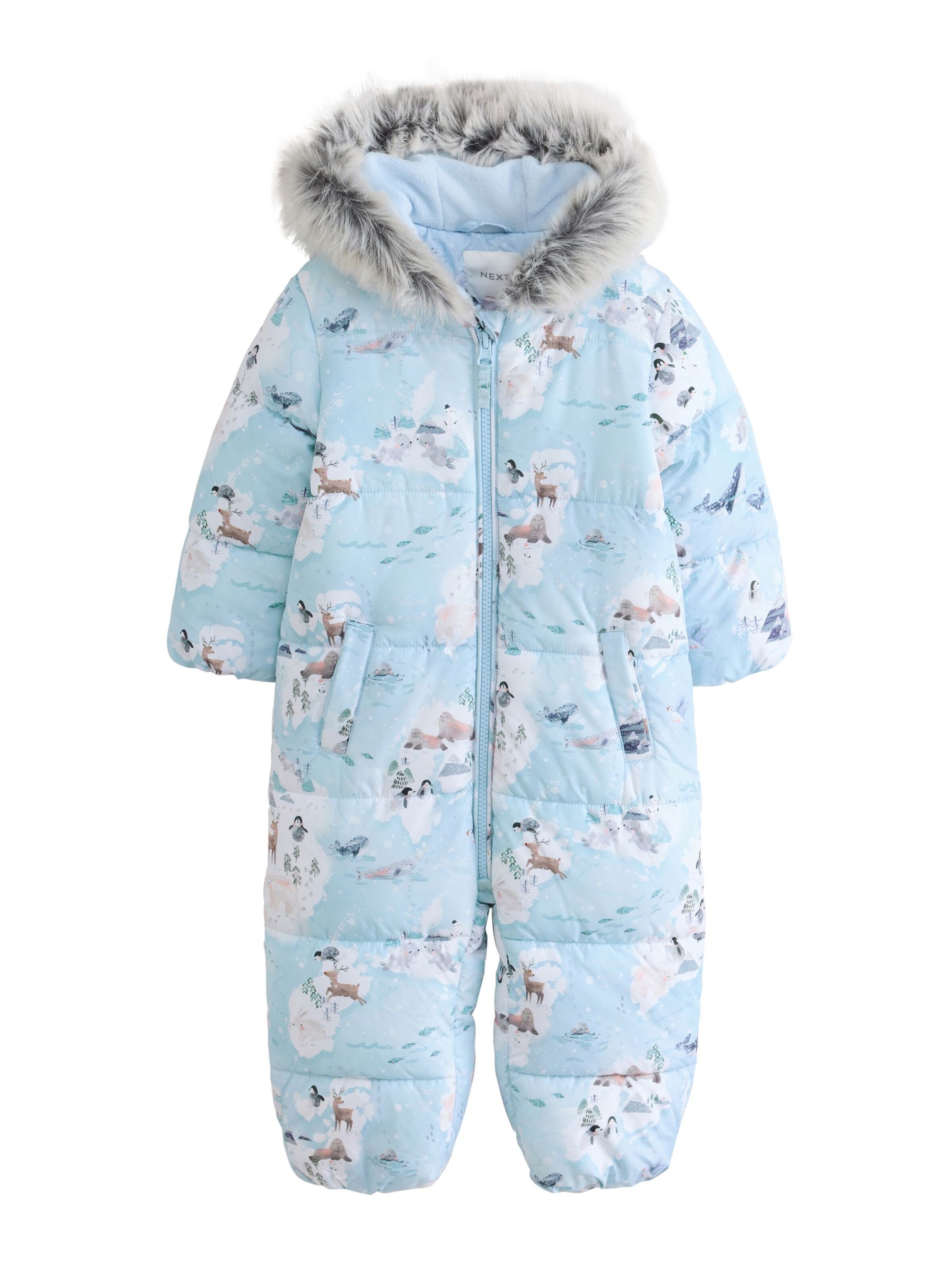 Costume fonctionnel Next en bleu : devant