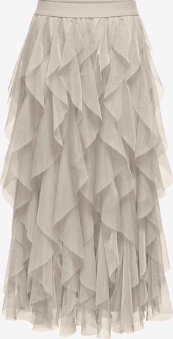 Jupe 'ONLSKY' ONLY en beige : devant