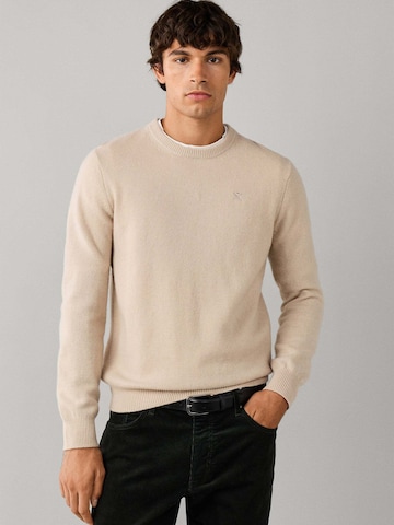 Hackett London Pullover in Beige: Vorderseite
