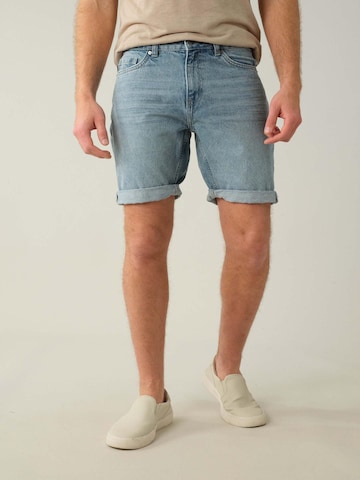 Regular Pantalon 'Moose' Deeluxe en bleu : devant