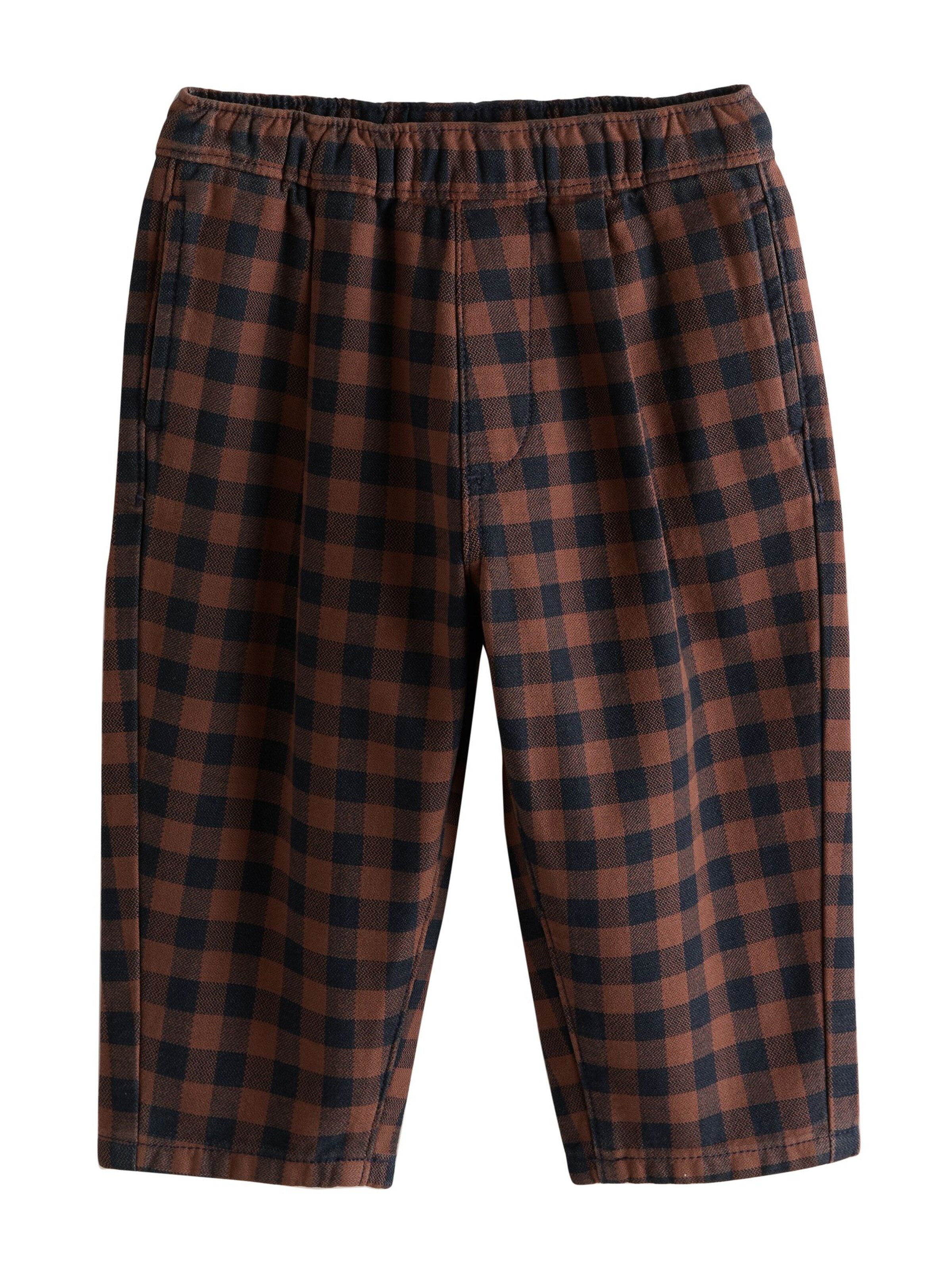 Next Trousers in Brown: front