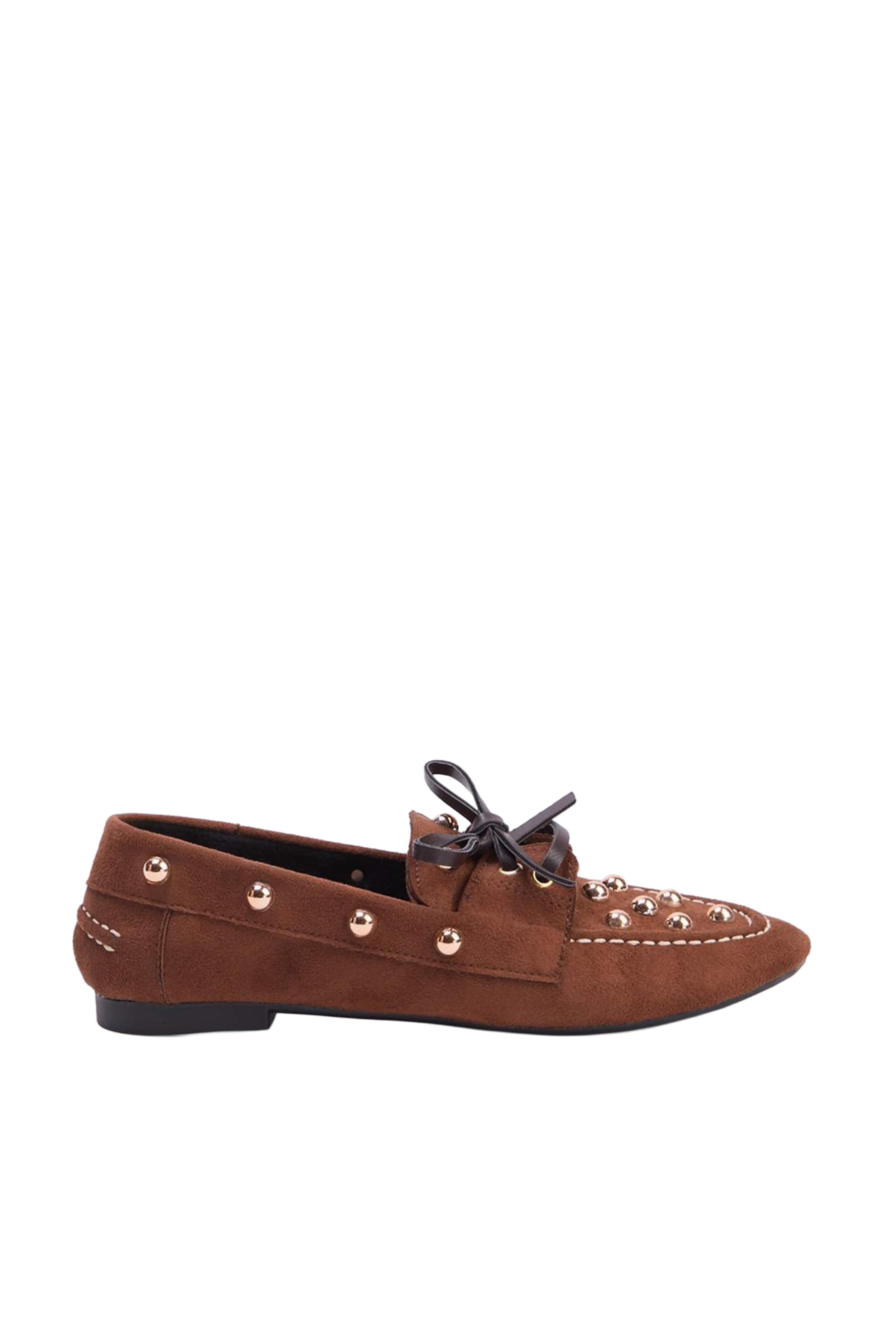 Trendyol Moccasins in Brown: front