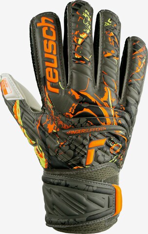 REUSCH Sporthandschoenen 'Attrakt Solid Finger Support' in Groen