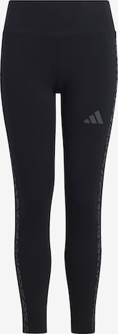 ADIDAS SPORTSWEAR Skinny Urheiluhousut värissä musta: etupuoli