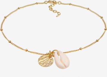 ELLI Voetsieraden 'Kette Muschel' in Goud