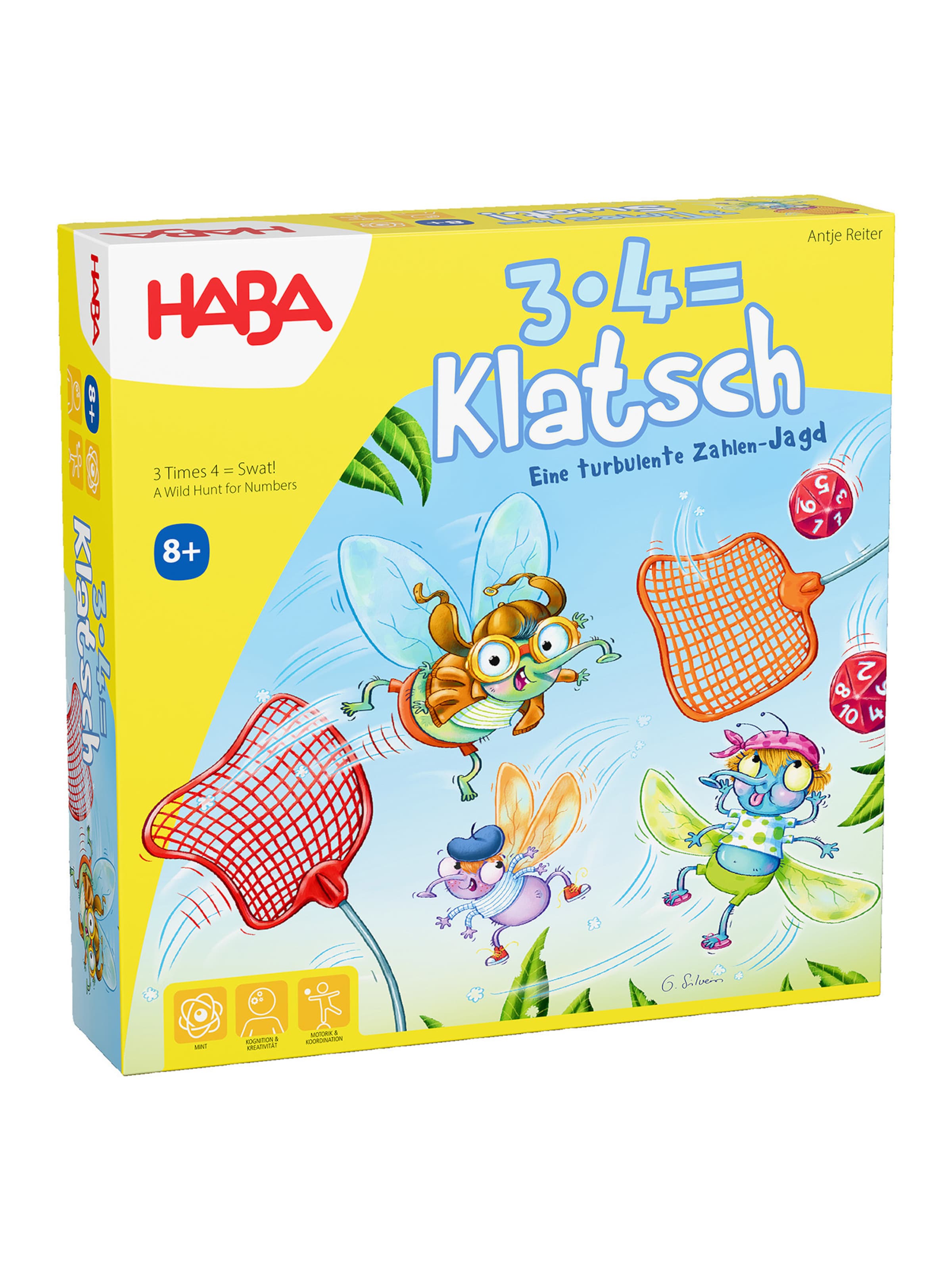 HABA Spel ' 3x4 = Klatsch ' in Gemengde kleuren: voorkant