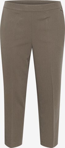 KAFFE CURVE Broek in Beige: voorkant