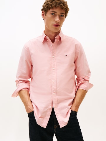 TOMMY HILFIGER Regular Fit Hemd 'HERITAGE' in Orange: Vorderseite