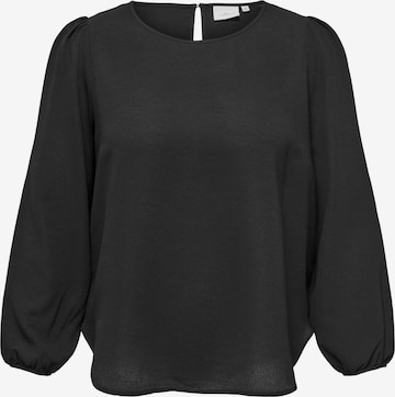 Camicia da donna 'CARMETTA' di ONLY Carmakoma in nero: frontale