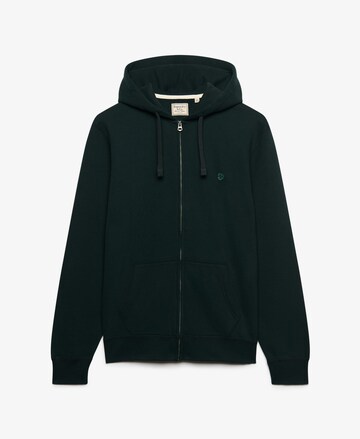 Superdry & Co Sweatjacke 'Essential' in Grün