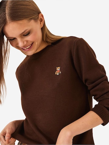 Pull-over 'Pullover' Bianco Lucci en marron