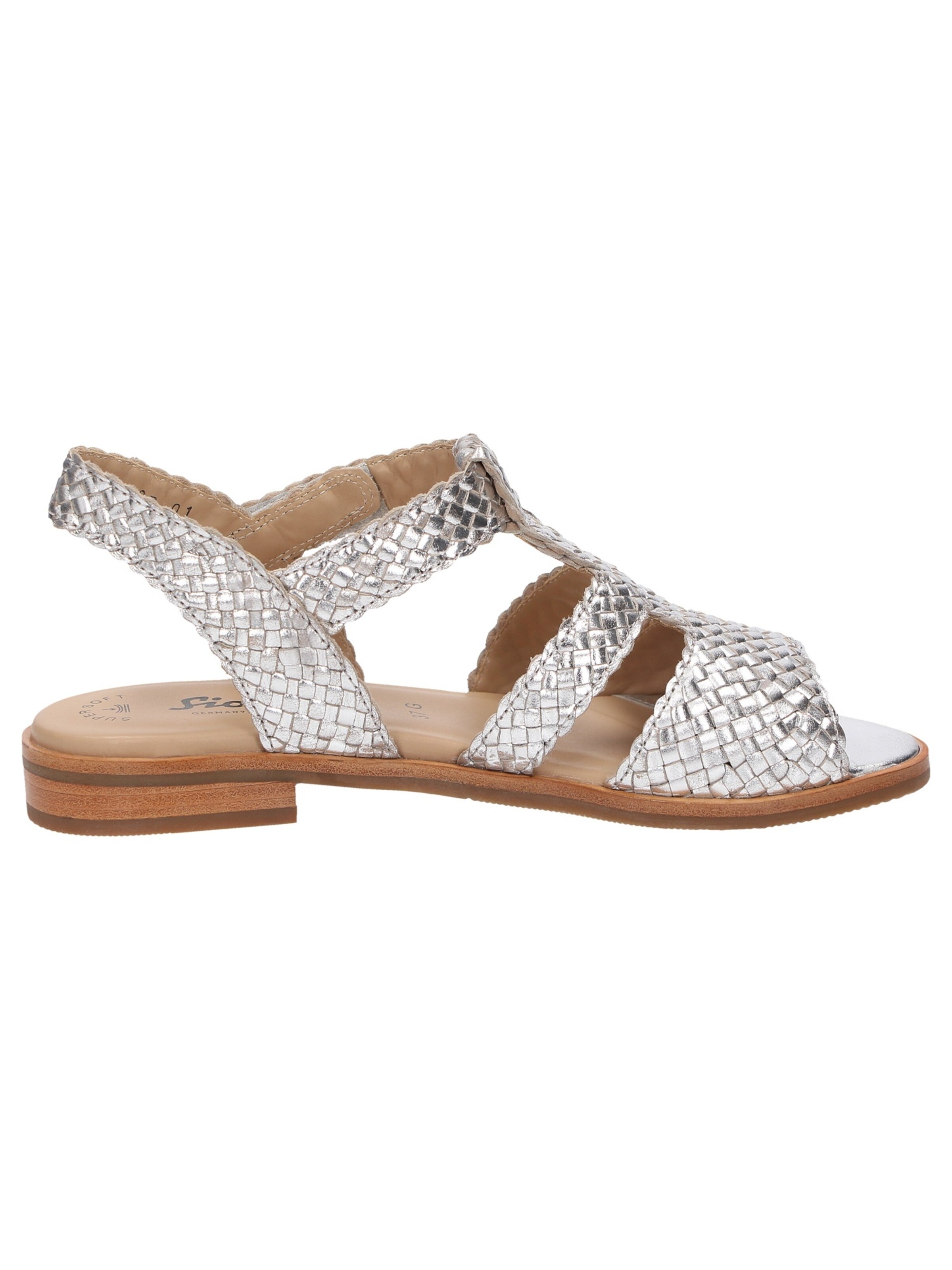 Sandales 'Cosinda-702' SIOUX en argent