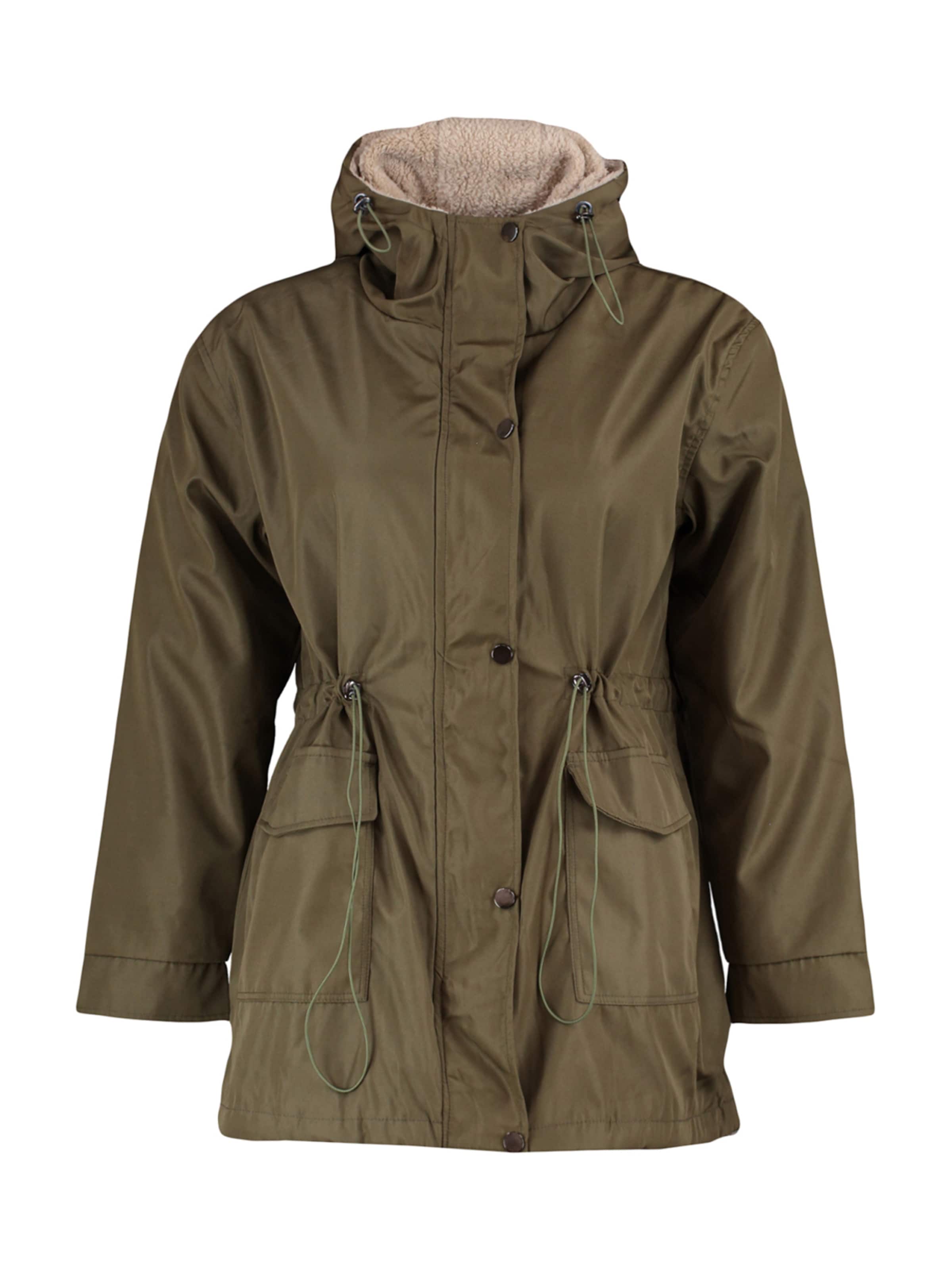 Trendyol Curve Parka zimowa w kolorze zielony: przód