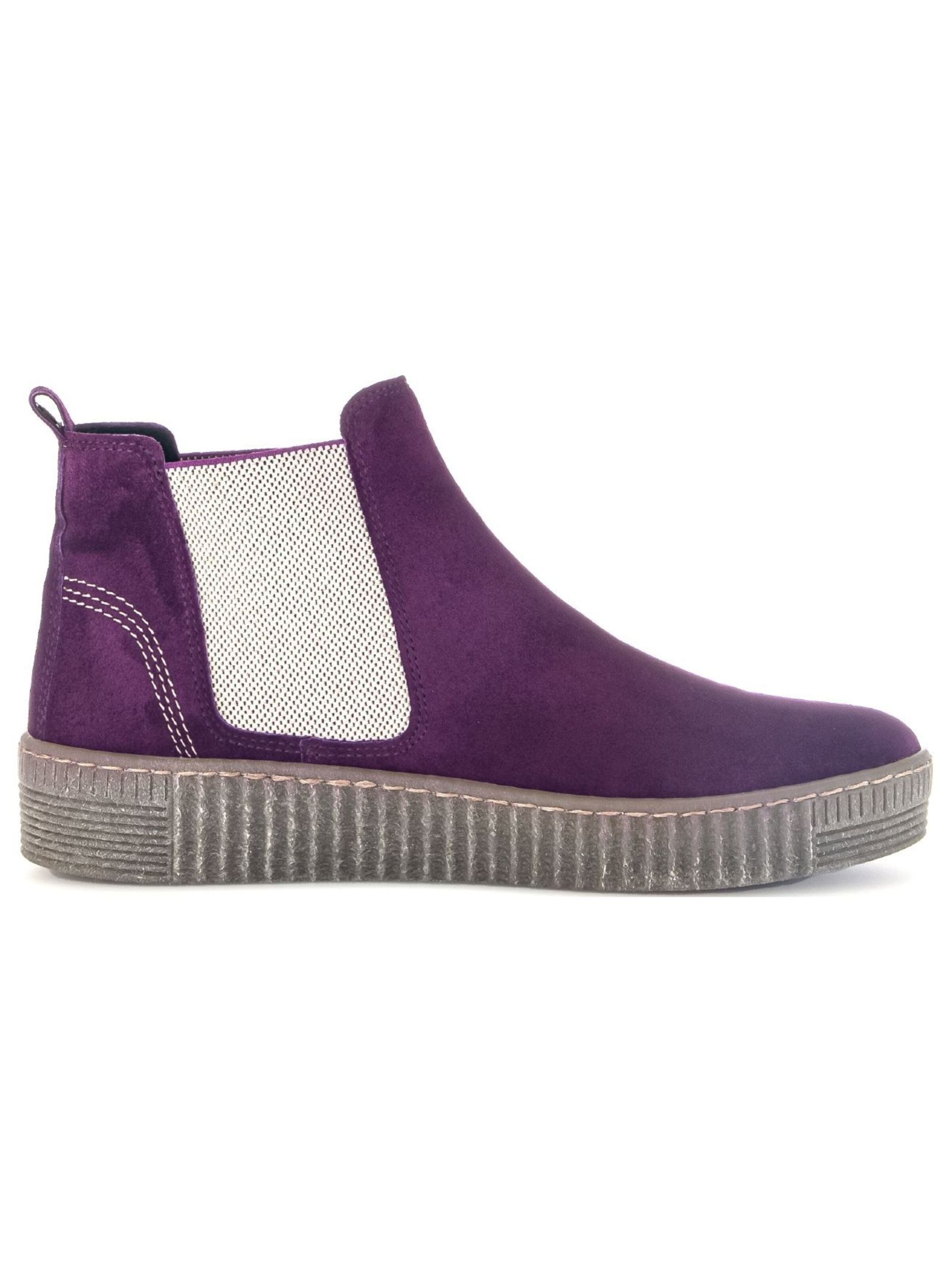 GABOR Chelsea boots in Lila