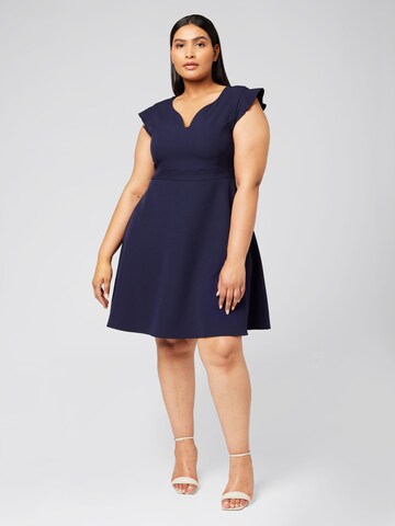 Guido Maria Kretschmer Curvy Dress 'Gabriele' in Blue: front