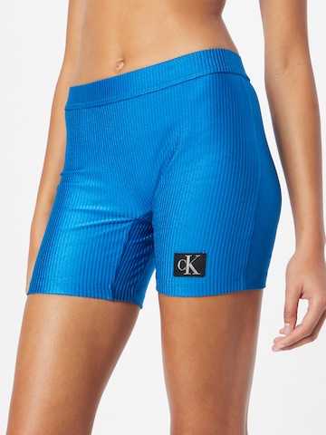 Shorts de bain Calvin Klein Swimwear en bleu : devant