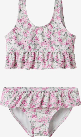 NAME IT Bustier Bikini 'NMFZOLEA' värissä valkoinen: etupuoli