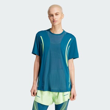 ADIDAS BY STELLA MCCARTNEY Functioneel shirt 'TruePace ' in Blauw: voorkant