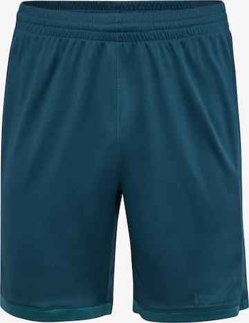Hummel Regular Sportshorts 'Blaze Club 26' in Grün: Vorderseite
