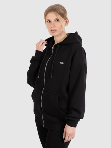 Smilodox Zip-Up Hoodie 'Eda ' in Black