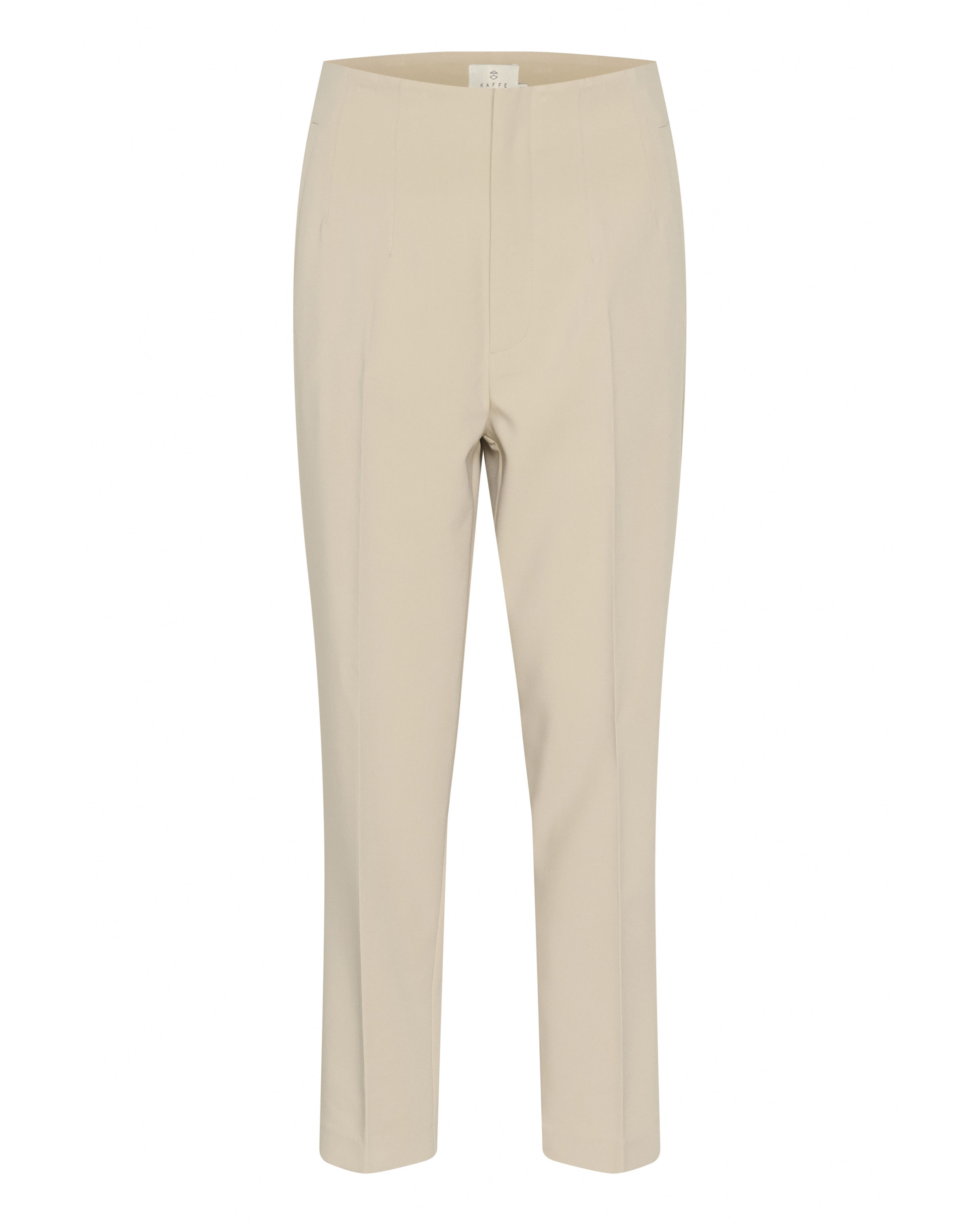 Kaffe Regular Pleated Pants 'Hella' in Beige: front