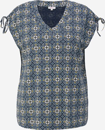 s.Oliver Red Label Plus Blouse in Blue: front