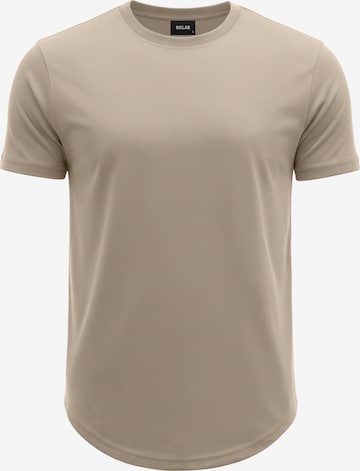 SIXLAB Shirt 'Round T-Shirt' in Beige: front