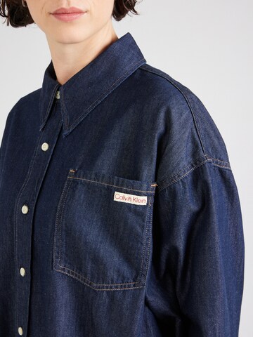 Calvin Klein Jeans Bluzka w kolorze niebieski