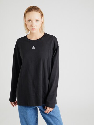 T-shirt 'ESS' ADIDAS ORIGINALS en noir : devant