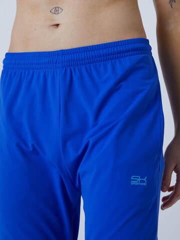 Coupe slim Pantalon de sport 'Slim Training Pants' SPORTKIND en bleu