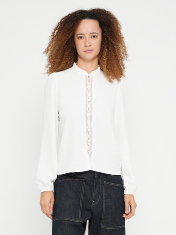 ONLY Блузка 'ONLMETTE' в Белый: спереди